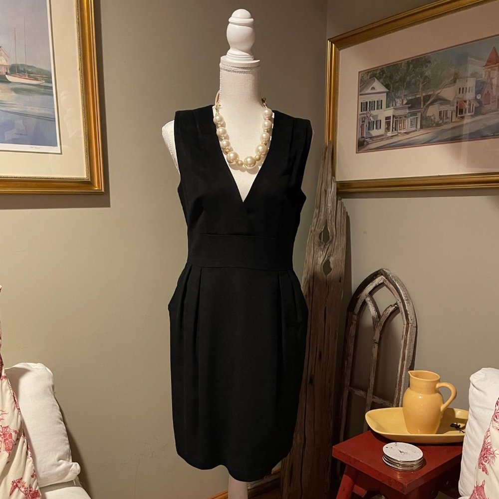 ADAM by Adam Lippes Deep V Party Dress w/ POCKETS!